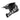 Acerbis Profile Junior børne crosshjelm, metallic sort - forfra