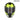 Acerbis X-Way Graphic Hjelm Fluo Gul/Sort