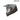 Acerbis Assault Graphic adventurehjelm, sort/fluoorange - forfra