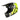 Acerbis Whoops Graphic Crosshjelm Sort/Fluo Gul