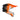 Acerbis Airstrike-C Crosshjelm Orange/Hvid