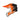 Acerbis Airstrike-C Crosshjelm Orange/Hvid